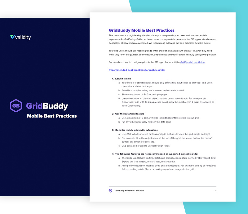 GridBuddy Mobile Guide